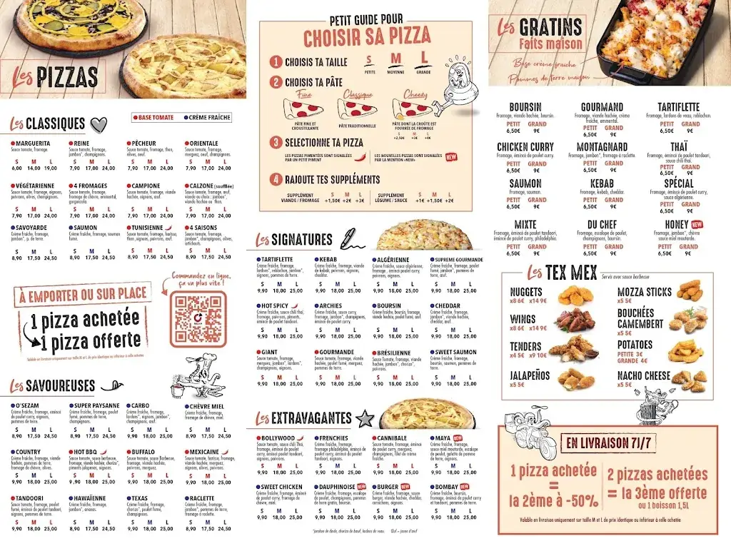 Menu_O'Sezam Pizza_Champigny-sur-Marne_immagine_1