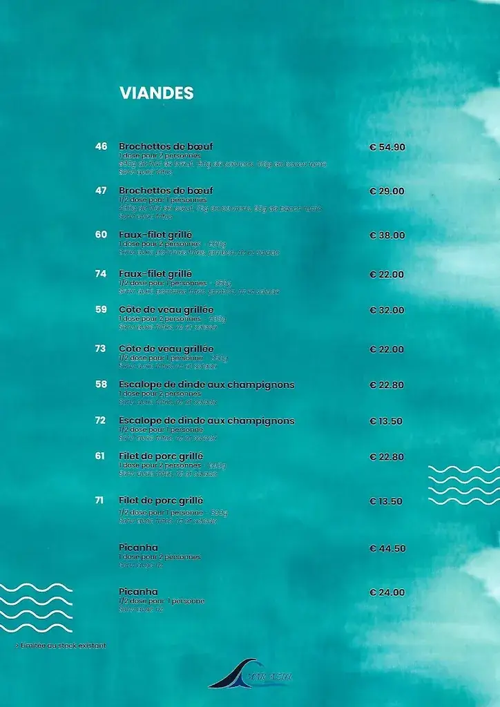 Menu_Restaurant Mar Azul_Champigny-sur-Marne_image_2