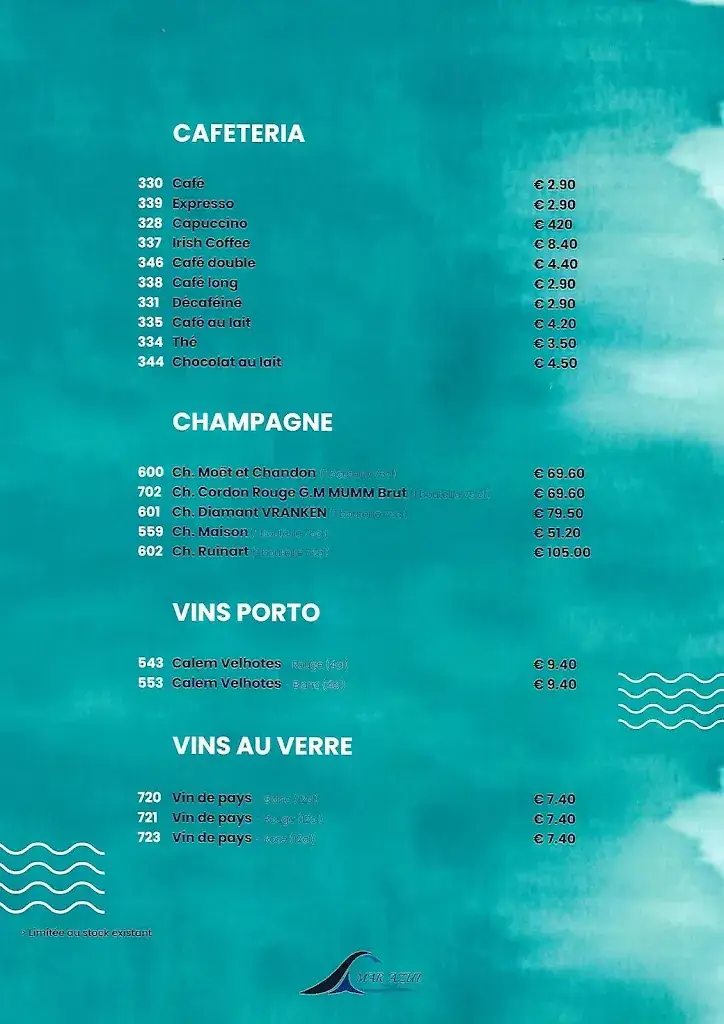Menu_Restaurant Mar Azul_Champigny-sur-Marne_image_4