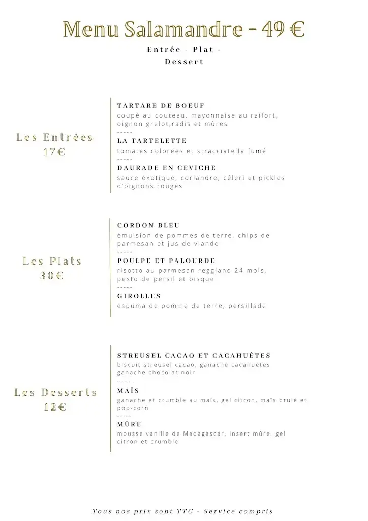 Menu_Restaurant La Salamandre_Nogent-sur-Marne_image_2
