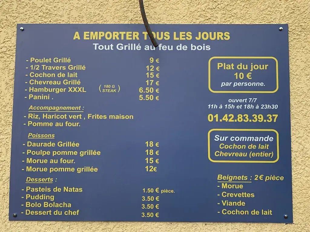 Menu_O Pata Negra_Saint-Maur-des-Fossés_image_1