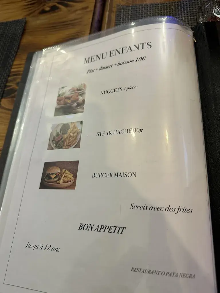 Menu_O Pata Negra_Saint-Maur-des-Fossés_image_2