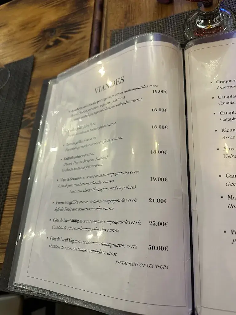 Menu_O Pata Negra_Saint-Maur-des-Fossés_image_4