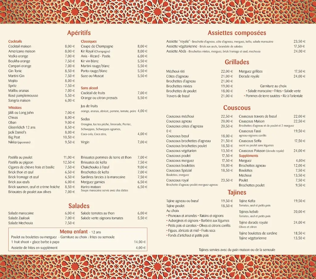 Menu_Chez Abda_Perreux-sur-Marne_immagine_3