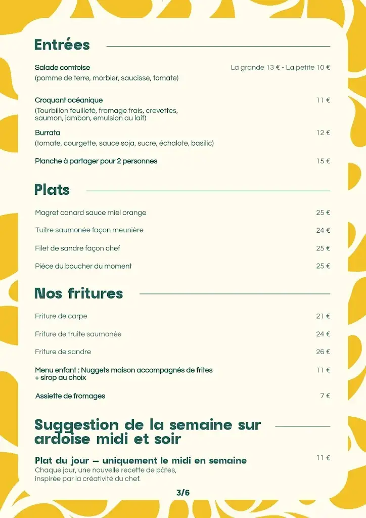 Menu_Hôtel - Restaurant Belle’Man_Longevelle-sur-Doubs_image_3