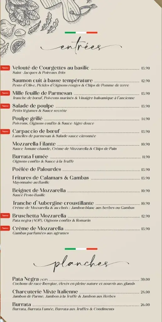 Menu_Carpediem restaurant Italien_Vauréal_image_1