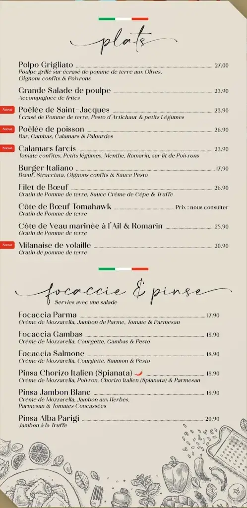 Menu_Carpediem restaurant Italien_Vauréal_image_4
