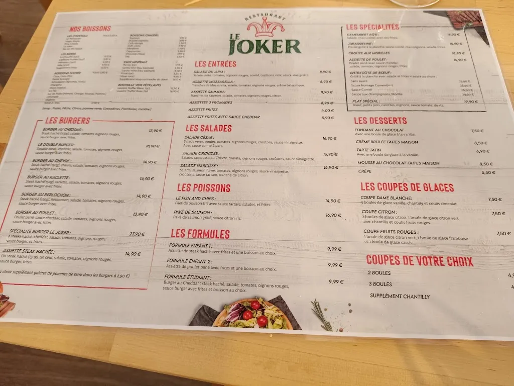 Menu_Restaurant Le Joker_Dole_image_2