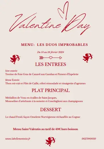 Menu_La Belle Montoise_Beaumont-de-Lomagne_immagine_4