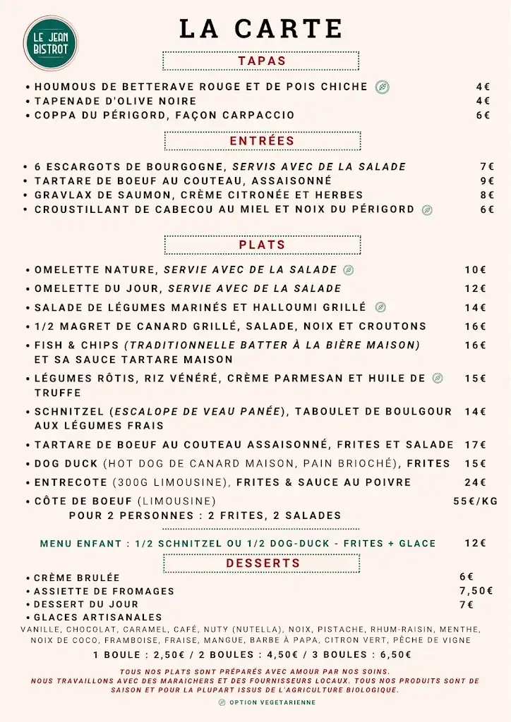 Menu_Le Jean Bistrot_Périgord_image_3