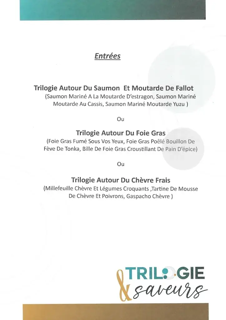 Menu_Restaurant Dijon Trilogie et Saveurs_Dijon_image_4