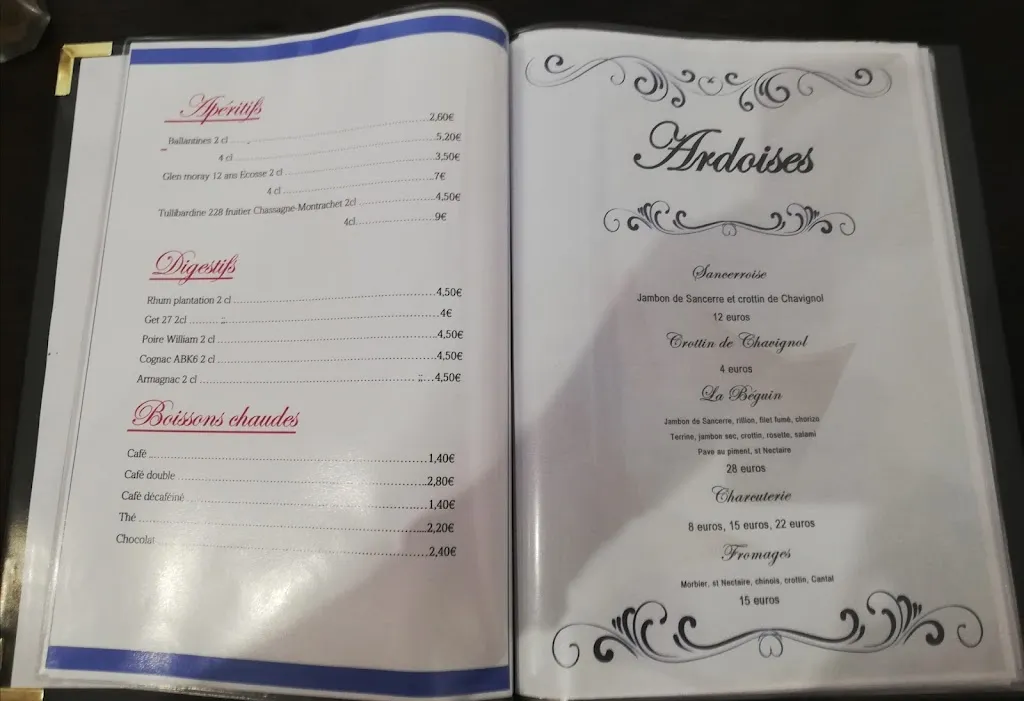 Menu_Le béguin_Cosne-Cours-sur-Loire_image_1