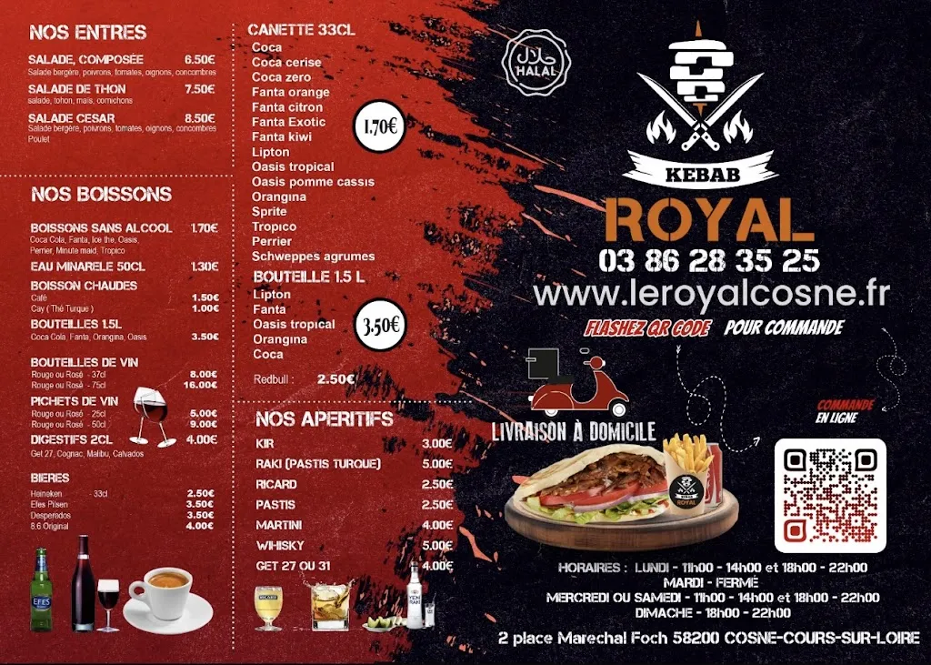 Menu_RESTAURANT LE ROYAL_Cosne-Cours-sur-Loire_image_1