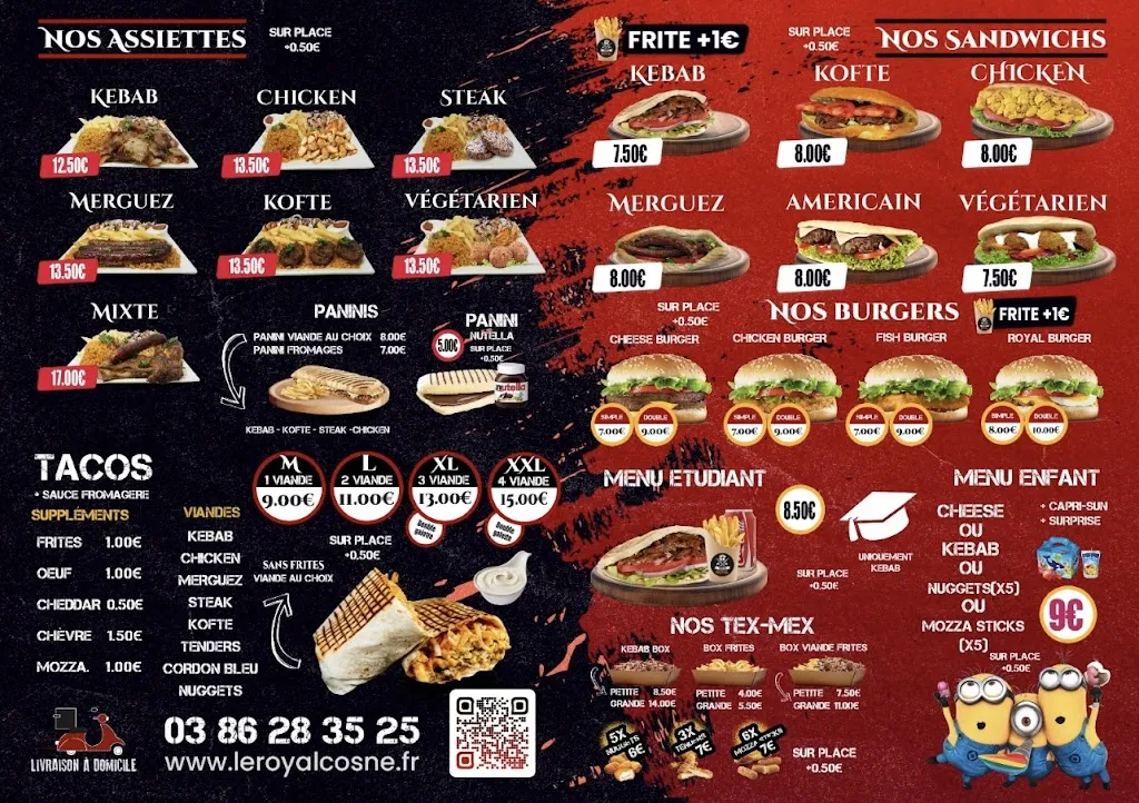 Menu_RESTAURANT LE ROYAL_Cosne-Cours-sur-Loire_image_2