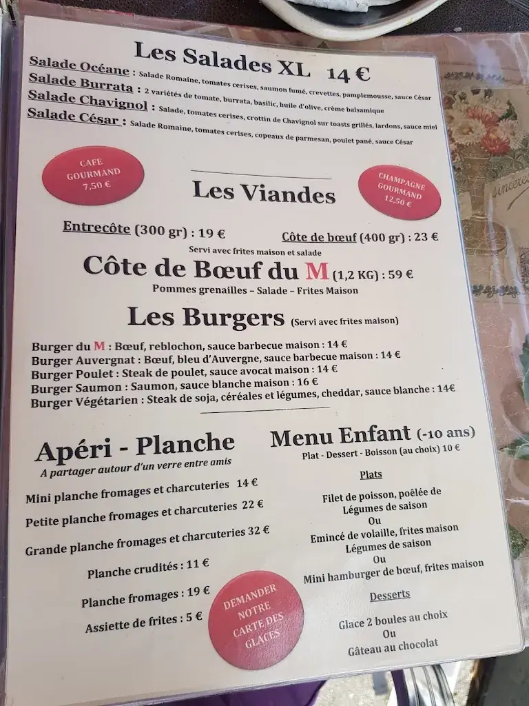Menu_M le Restaurant_Cosne-Cours-sur-Loire_image_1