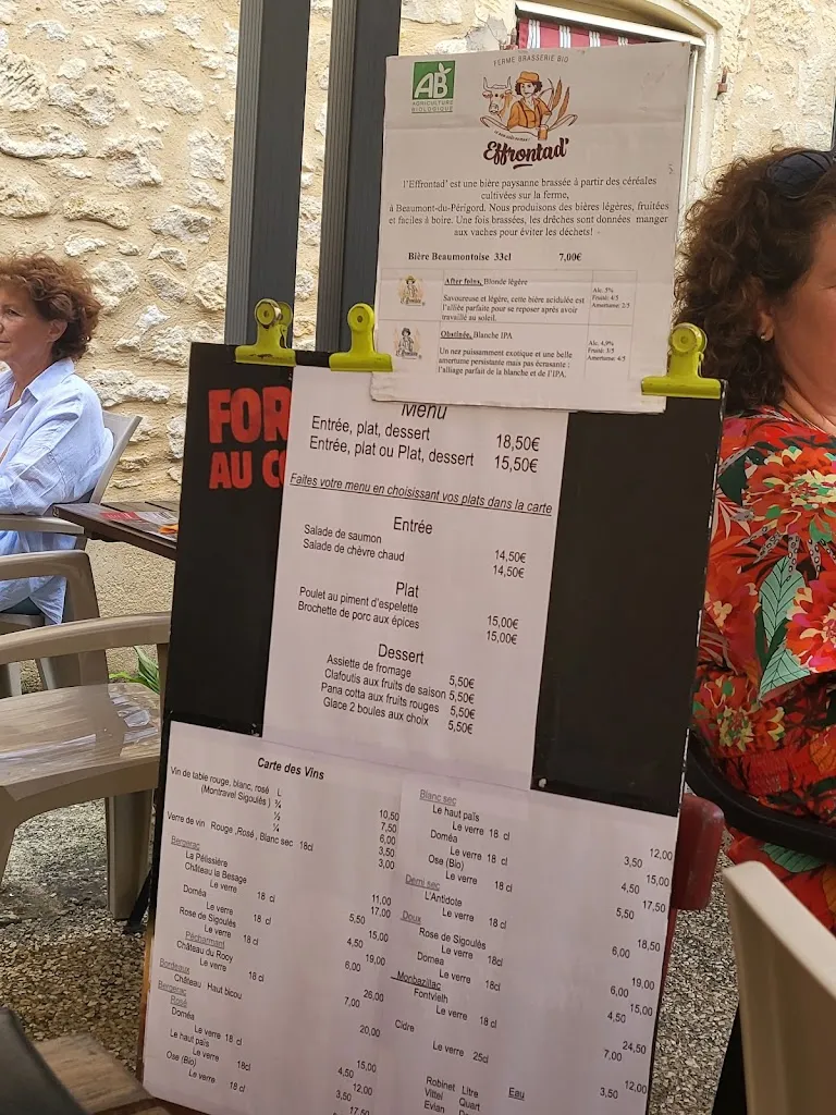 Menu_Chez Claudette_Périgord_image_1