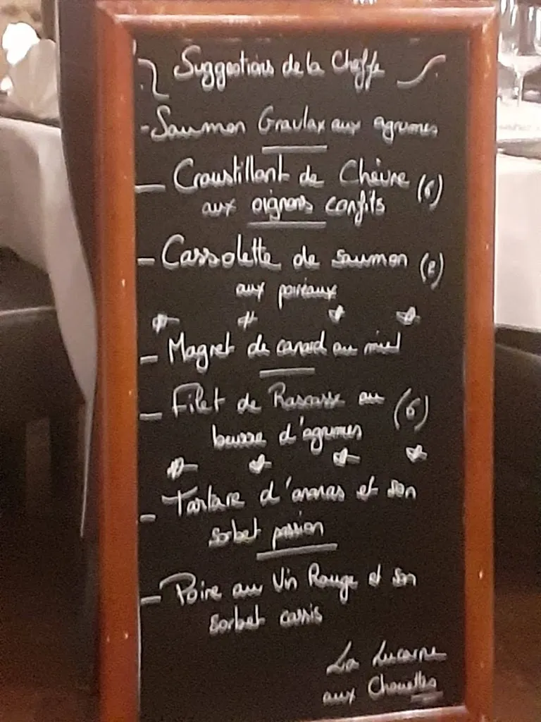 Menü_Restaurant La Lucarne aux Chouettes_Villeneuve-sur-Yonne_Bild_2