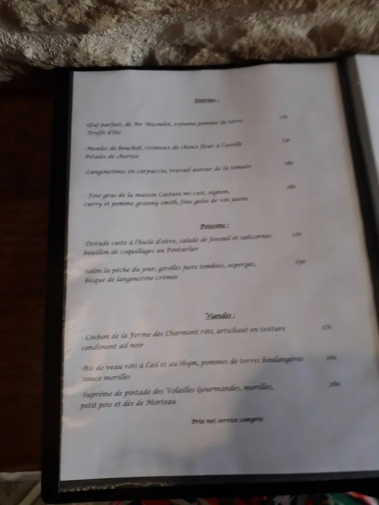 Menu_Restaurant Le Caveau du Grand Puits_Vesoul_image_3