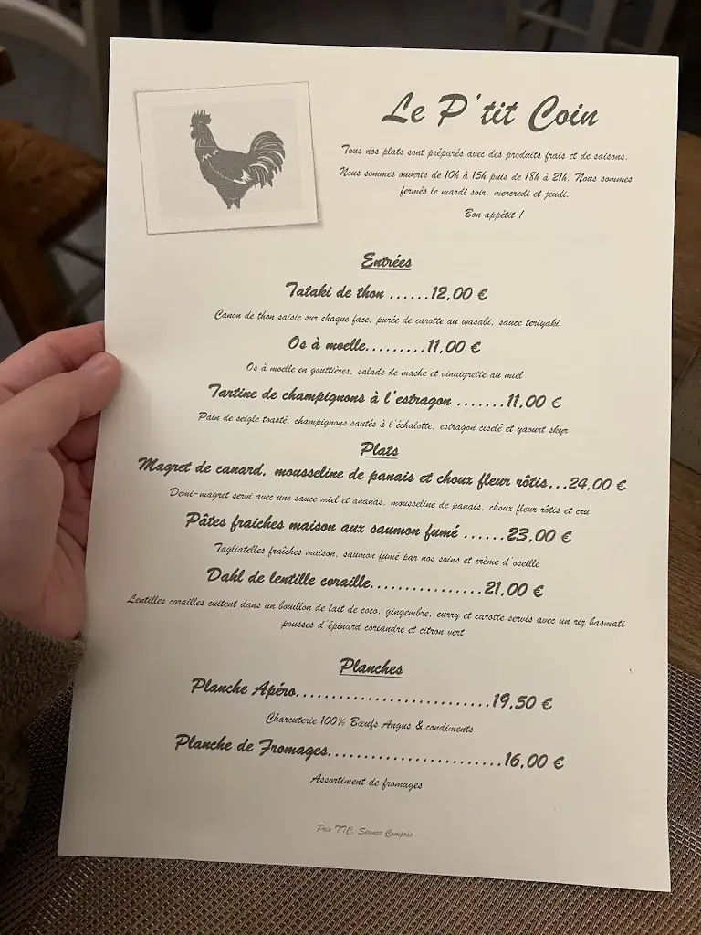 Menü_Le P’tit Coin_Dampierre-en-Yvelines_Bild_1