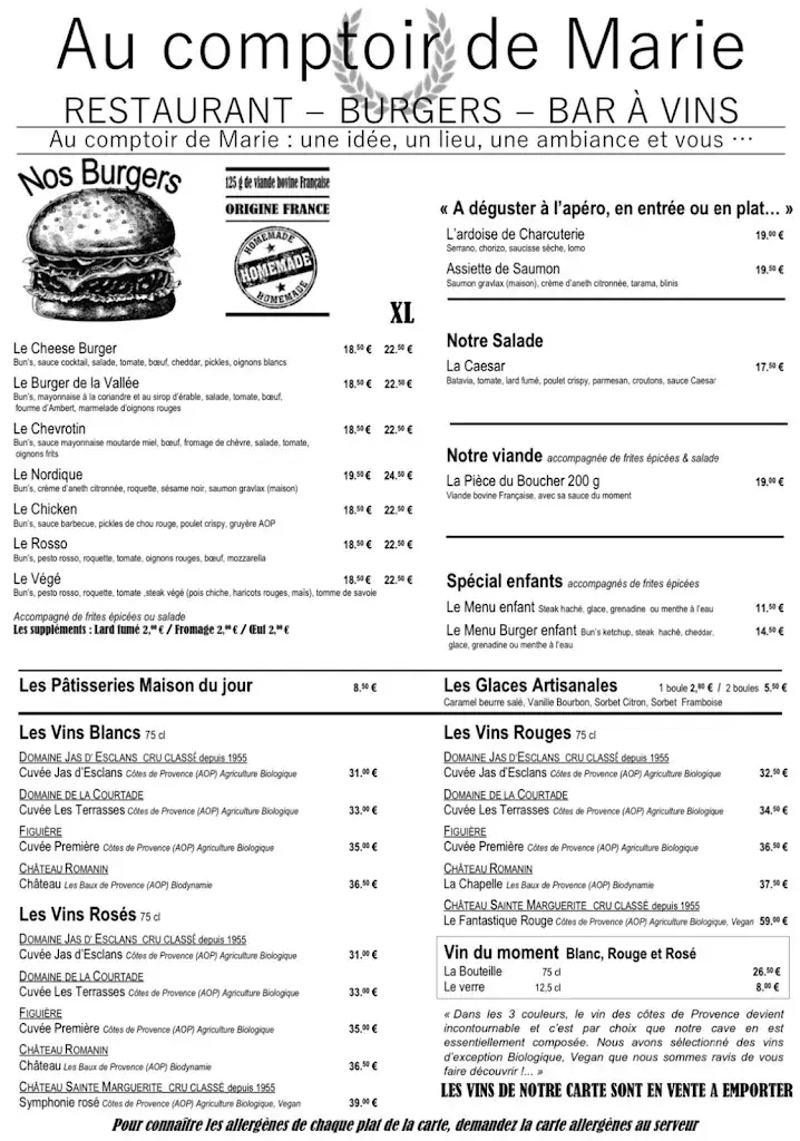 Menu_Au Comptoir de Marie_Dampierre-en-Yvelines_immagine_3