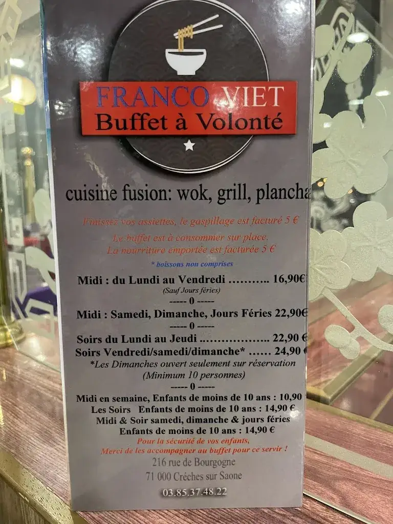 Menu_Franco Viet_Crêches-sur-Saône_image_1