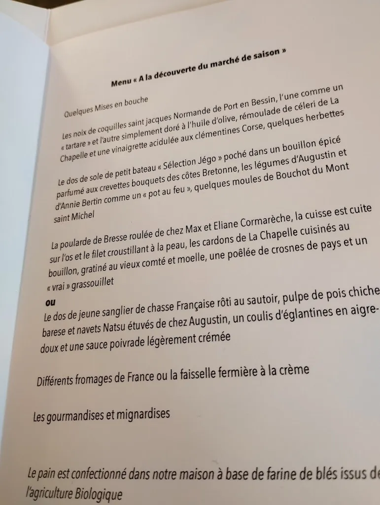 Menu_La Table de Chaintré_Chaintré_image_3
