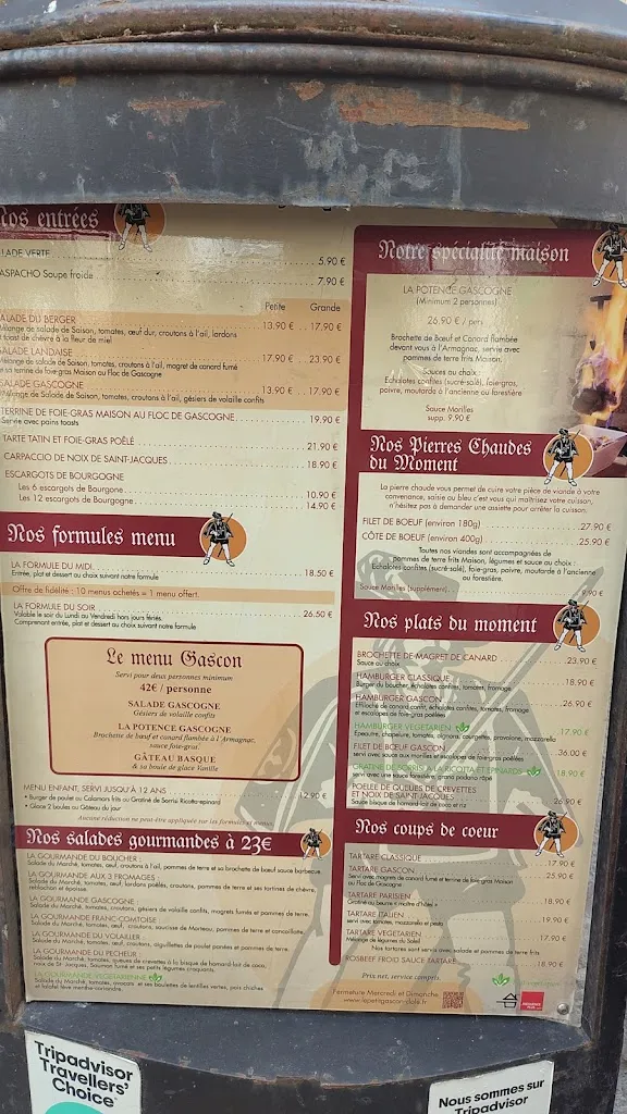 Menü_Le Petit Gascon_Dole_Bild_2