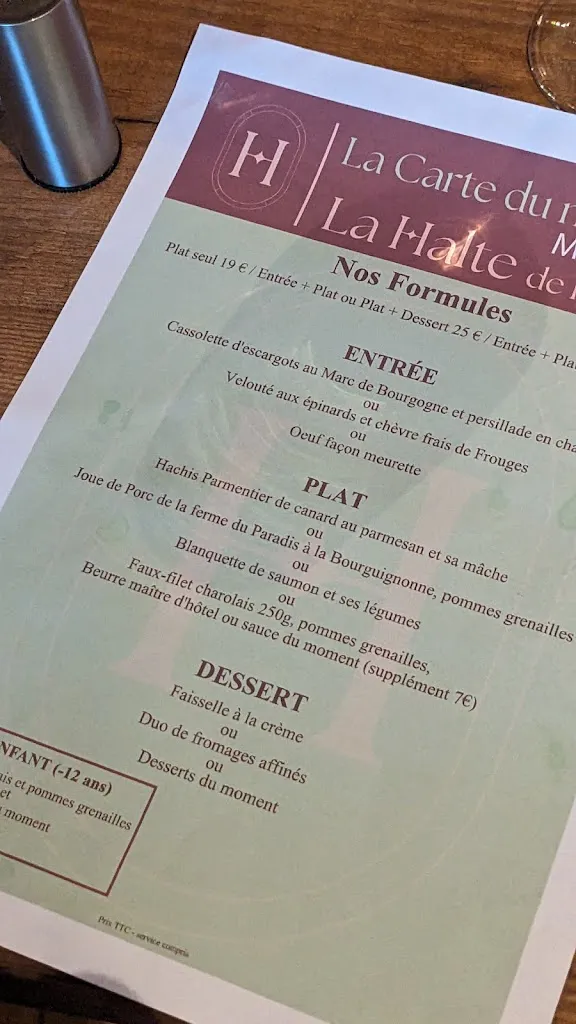 Menu_La Halte de L'Abbaye_Cluny_image_3