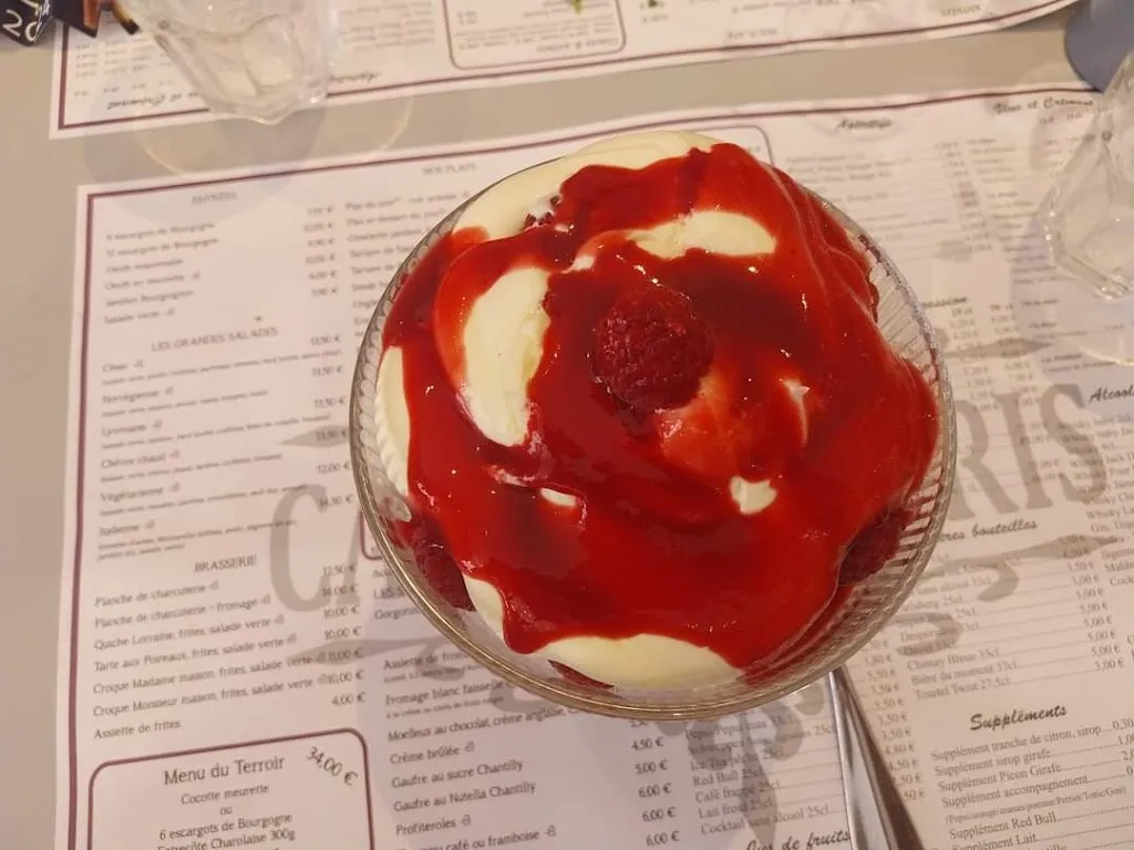 Menu_BRASSERIE CAFE DE PARIS_Cluny_image_3