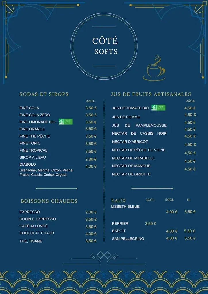 Menu_Restaurant de l'hôtel de l'Abbaye et Bar Lounge_Cluny_image_2