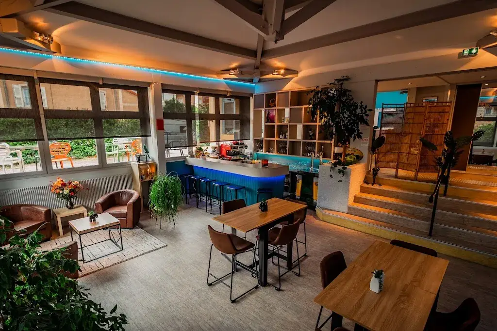 Restaurant de l'hôtel de l'Abbaye et Bar Lounge restaurant à Cluny