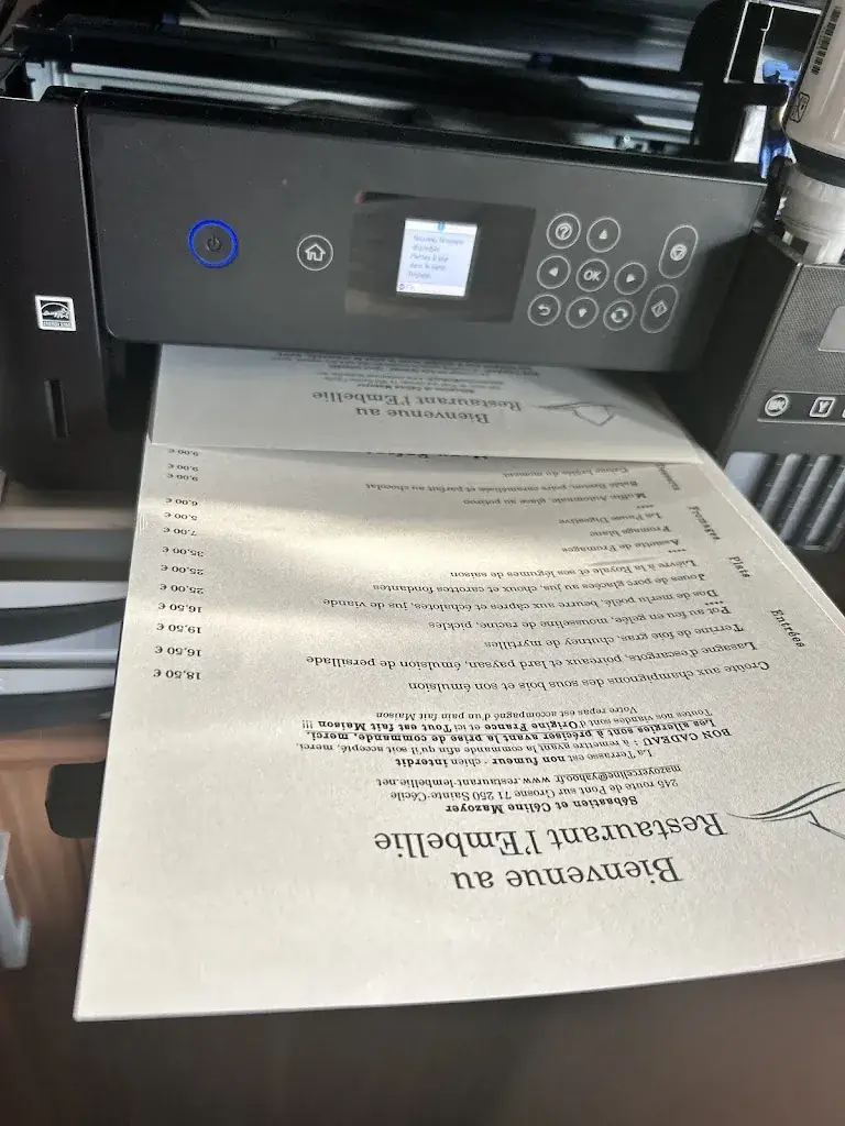 Menü_Restaurant L'Embellie (à 7 km de Cluny, En Bourgogne)_Sainte-Cécile_Bild_1