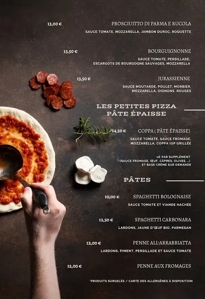 Menu_Restaurant Le Pont de Cotte - Cuisine française traditionnelle & Pizzeria_Lournand_image_1