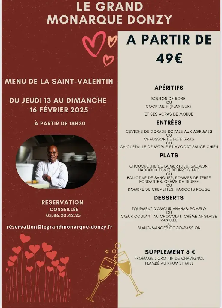 Menu_le grand monarque donzy_Donzy_image_4