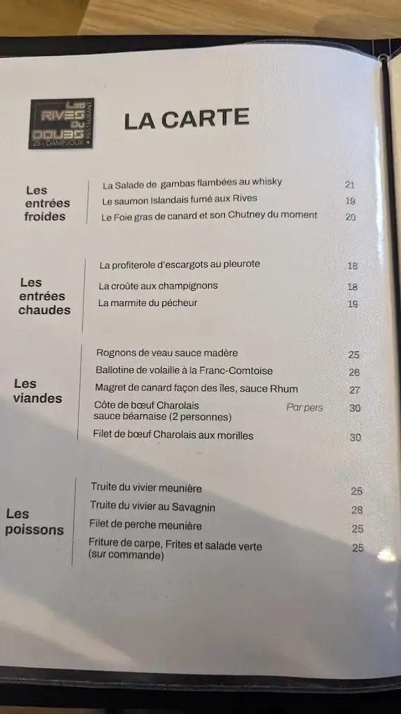Menu_Les Rives du Doubs_Dampjoux_immagine_2