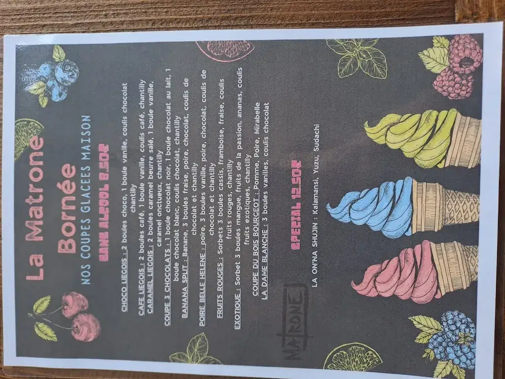 Menü_La Matrone Bornée_Decize_Bild_3