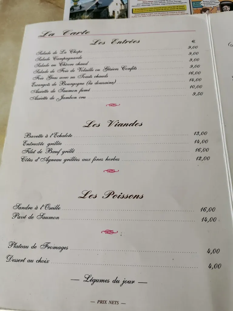 Menu_Sarl la chope_Decize_image_1