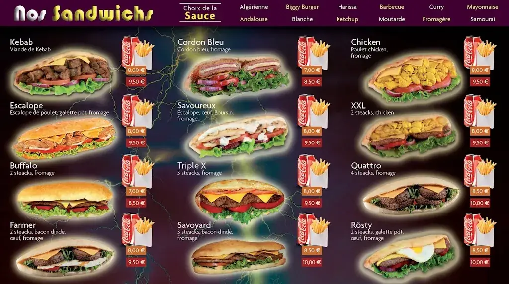 Menu_The Star Of Tunis_Decize_immagine_3