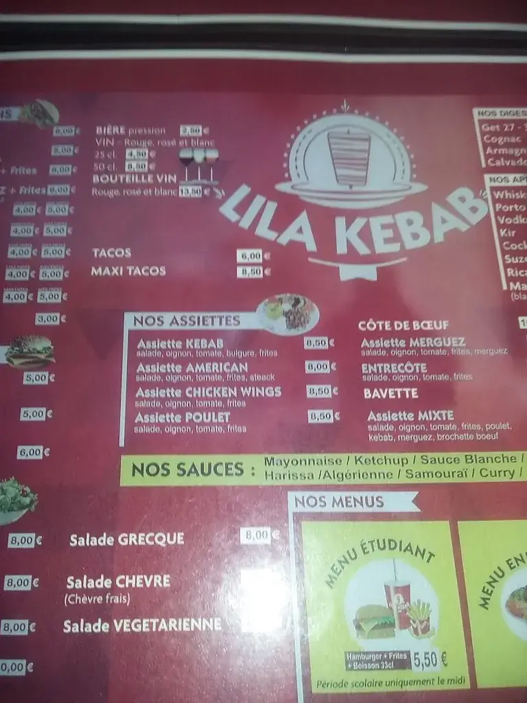 Menu_Lila Kébab_Decize_immagine_1