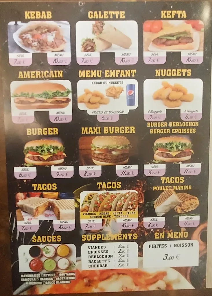 Menu_Delice Pizza Fast Food_Épinac_immagine_1