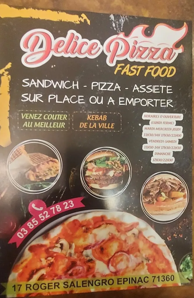 Menu_Delice Pizza Fast Food_Épinac_immagine_3