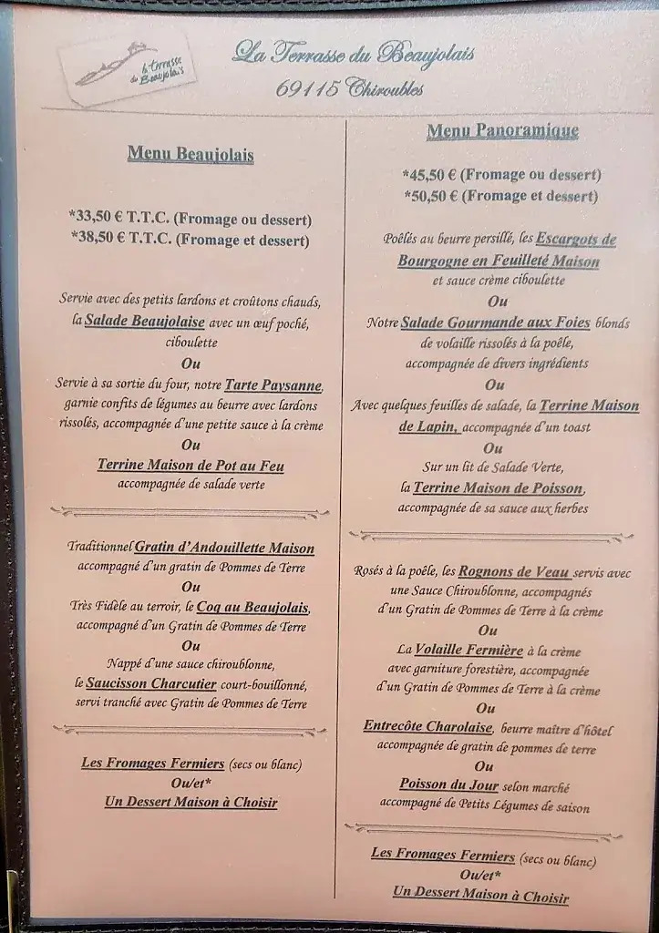 Menu_La Terrasse du Beaujolais_Chiroubles_image_2