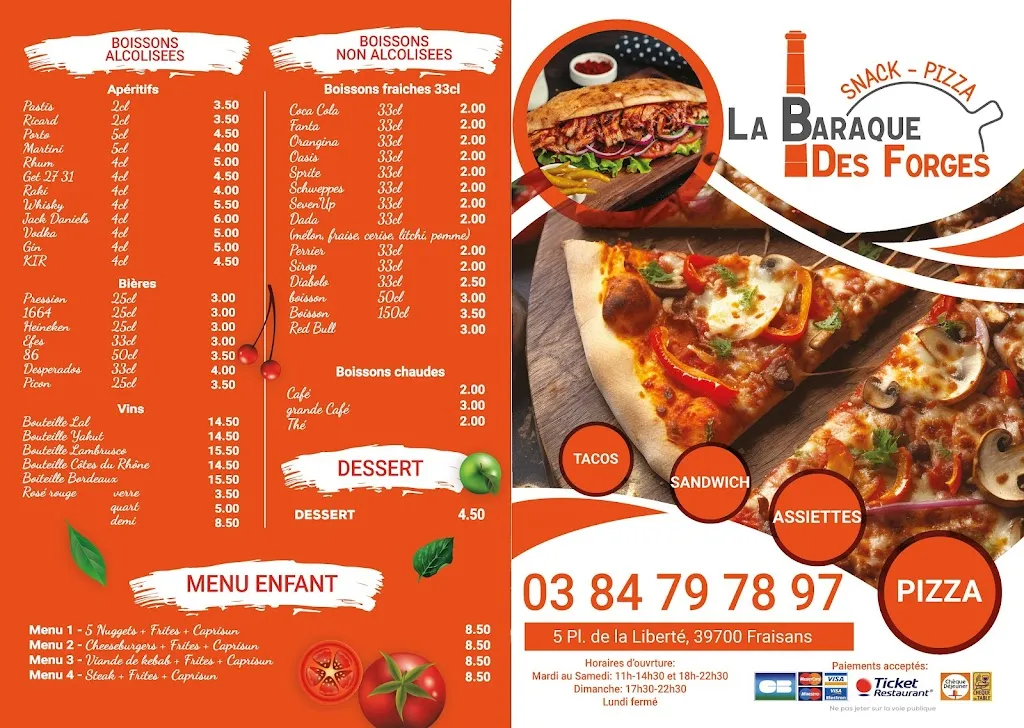 Menu_La Baraque Des Forges_Fraisans_image_2