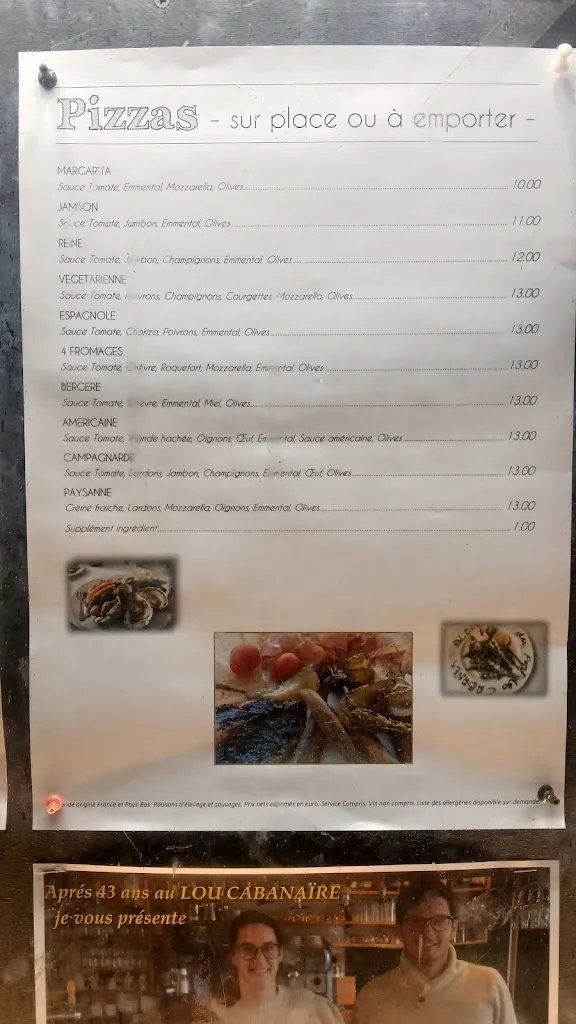 Menu_Restaurant Lou Cabanaïre_Fleury_image_1