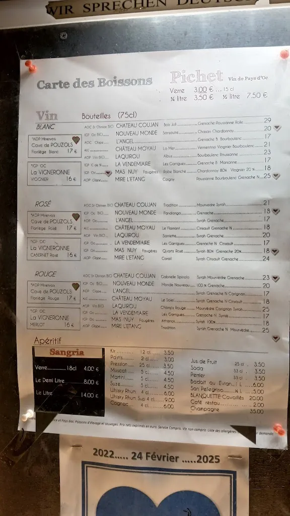 Menu_Restaurant Lou Cabanaïre_Fleury_image_4