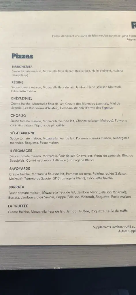 Menu_Régine Fontaines-sur-Saône_Fontaines-sur-Saône_image_4