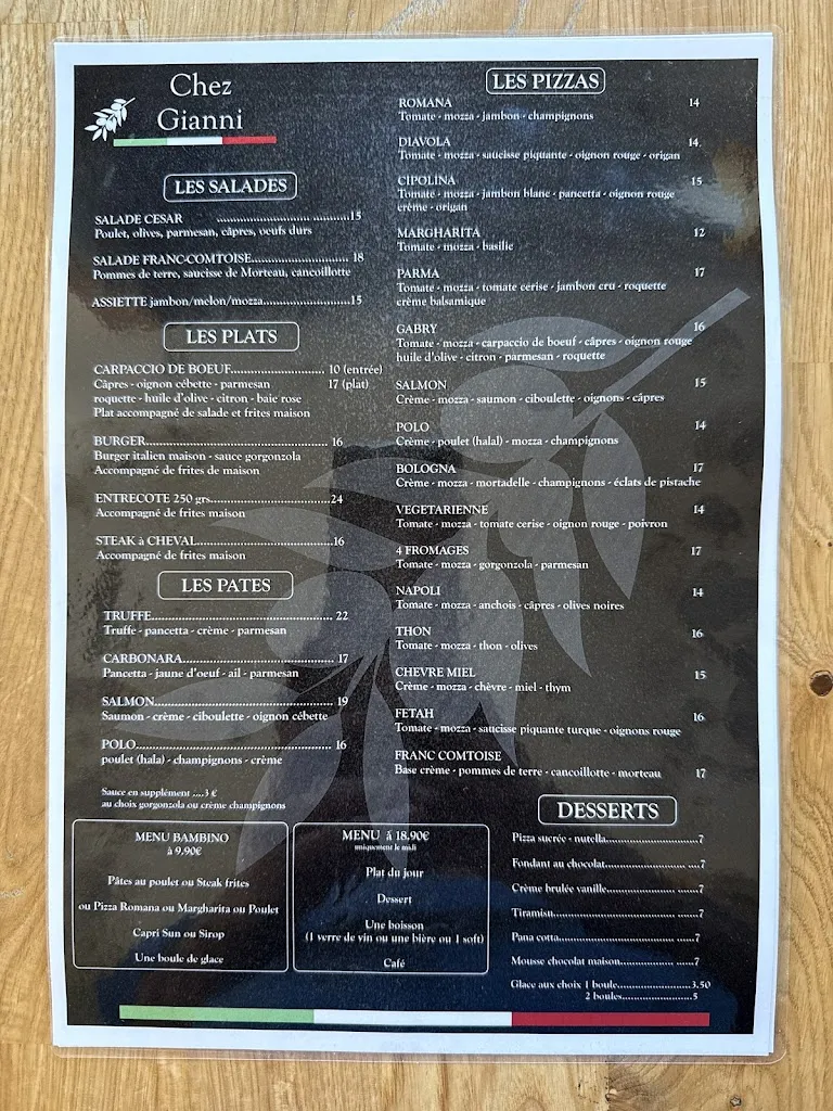 Menu_Chez Gianni_Franois_image_1