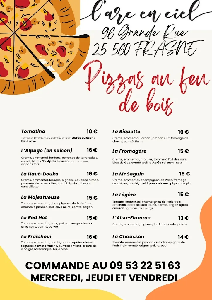 Menu_L'arc en Ciel_Frasne_immagine_1