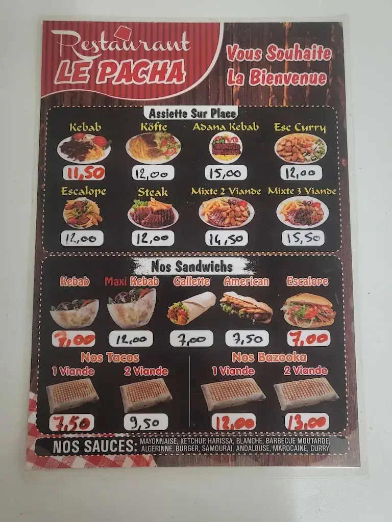Menu_Restaurant Le Pacha_Digoin_image_1