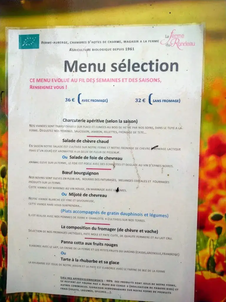 Menu_RESTAURANT -La Ferme-Auberge du Rondeau_Lavans-Vuillafans_image_4